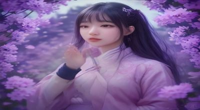 2026年秋季新番葬送的芙莉莲第二季宣传图，精灵法师芙莉莲站在樱花树下，画风唯美空灵